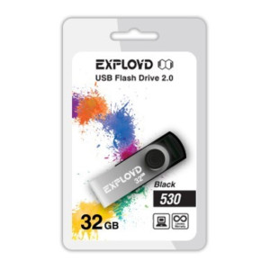 USB флэш-накопитель EXPLOYD 32GB-530 черный