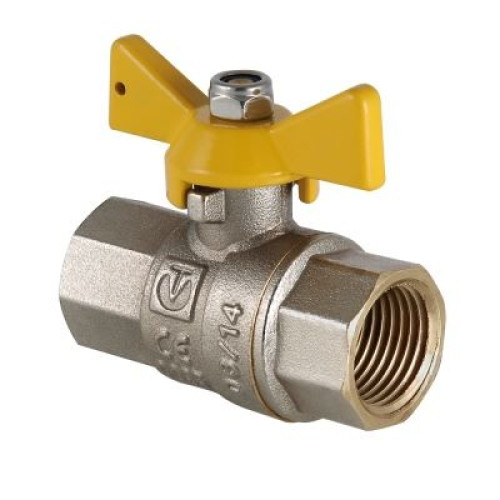 VALTEC Кран шаровый газовый VALGAS,бабочка 1/2" вн.-вн