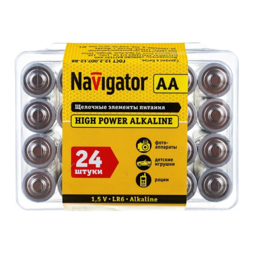 Батарейка Navigator LR06  Box24 (94786)