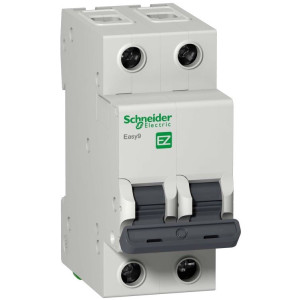 Выключатель автоматический 2-пол. 16A С 4.5кА Easy9 Schneider Electric 451221