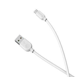 Кабель BOROFONE BX14 USB (m) - microUSB (m) 2.0 m - белый