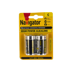 Батарейка Navigator LR14 ВР2 94754