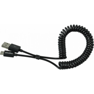 Дата-кабель OLTRAMAX OM-K-00033 USB - microUSB3.0 - 1,5м чёрный (пружина)