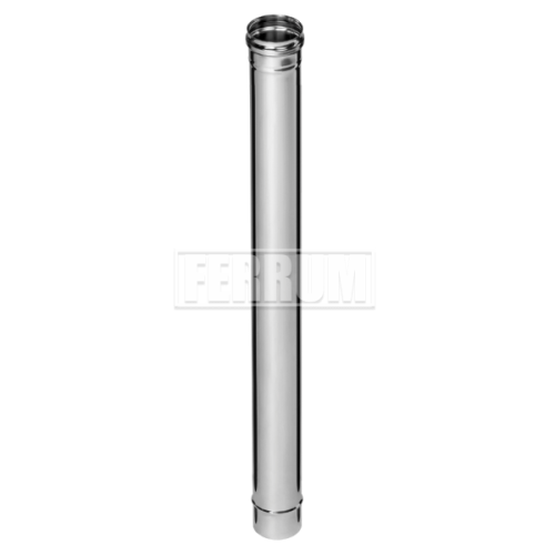 Газоход ф150 (L=1,0) нерж.ст.(0,5мм)