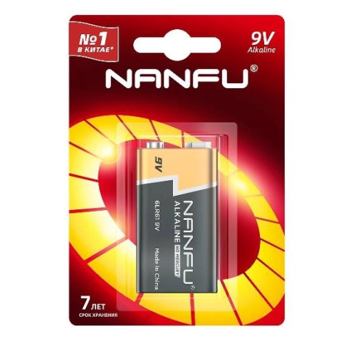 Батарейка Nanfu 6LR61 9v